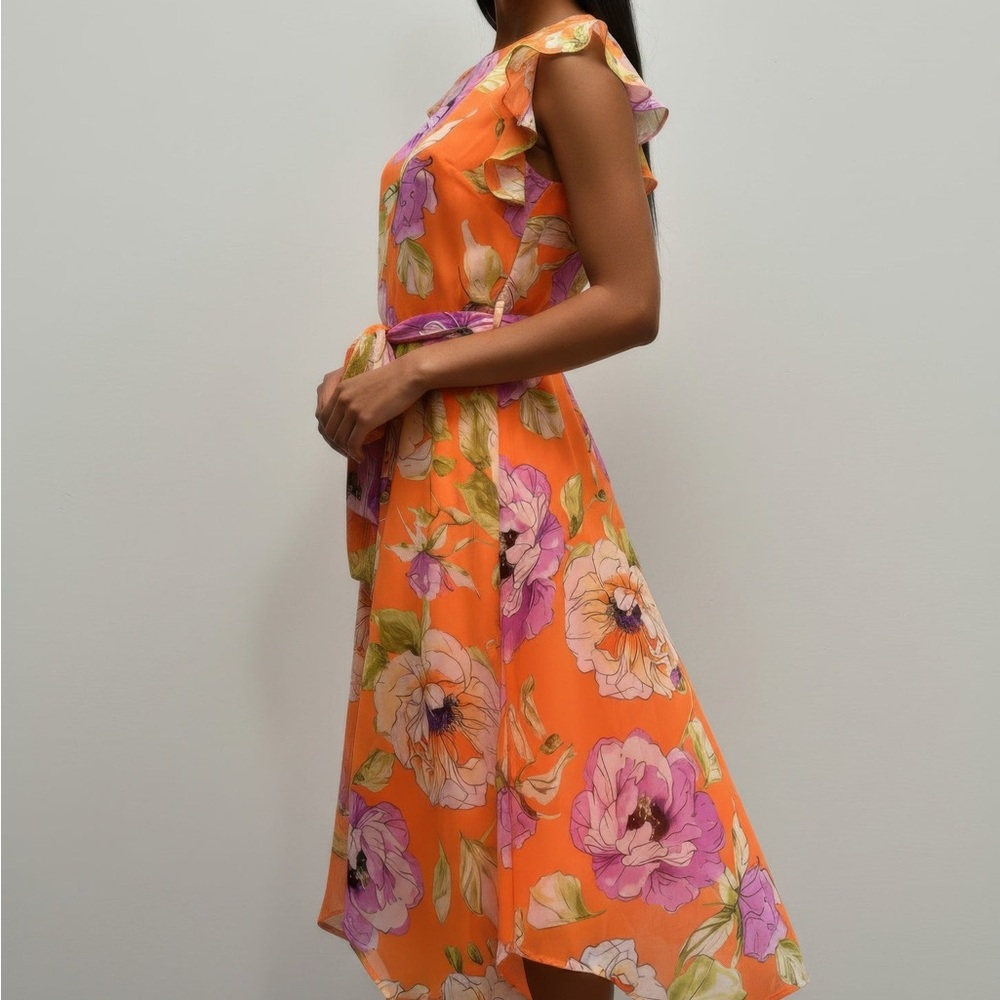 Shelby & Palmer Floral Ruffled Dress - Picture 2 of 3